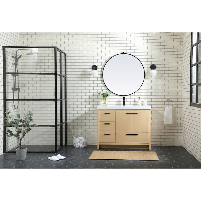 Elegant Kitchen/Bath Wyatt 42" Single Bathroom Vanity, Green