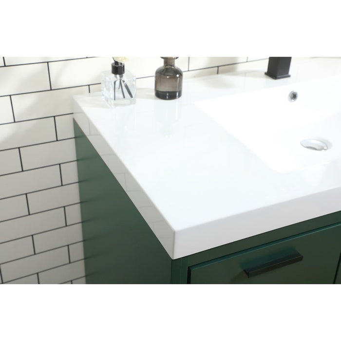Elegant Kitchen/Bath Wyatt 42" Single Bathroom Vanity, Green