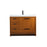 Elegant Kitchen/Bath Wyatt 42" Single Bathroom Vanity, Teak - VF46042MTK