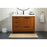 Elegant Kitchen/Bath Wyatt 42" Single Bathroom Vanity, Teak