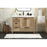 Elegant Kitchen/Bath Wyatt 42" Single Bathroom Vanity, Natural Oak
