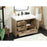 Elegant Kitchen/Bath Wyatt 42" Single Bathroom Vanity, Natural Oak