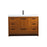 Elegant Kitchen/Bath Wyatt 48" Single Bathroom Vanity, Teak - VF46048MTK