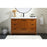 Elegant Kitchen/Bath Wyatt 48" Single Bathroom Vanity, Teak