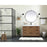 Elegant Kitchen/Bath Wyatt 48" Single Bathroom Vanity, Natural Oak