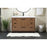 Elegant Kitchen/Bath Wyatt 48" Single Bathroom Vanity, Walnut Brown