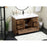 Elegant Kitchen/Bath Wyatt 48" Single Bathroom Vanity, Walnut Brown