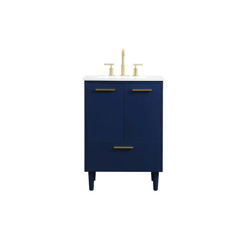 Elegant Kitchen/Bath Baldwin 24" Bathroom Vanity, Blue - VF47024MBL