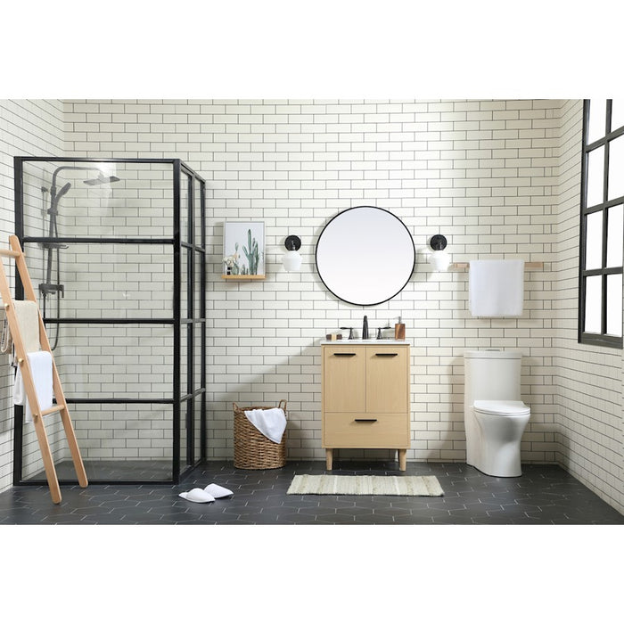 Elegant Kitchen/Bath Baldwin 24" Bathroom Vanity, Green