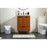 Elegant Kitchen/Bath Baldwin 24" Bathroom Vanity, Teak
