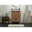 Elegant Baldwin 24" Single Bathroom Vanity, Walnut Brown