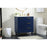 Elegant Baldwin 30" Bathroom Vanity, Blue/Backsplash