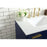 Elegant Baldwin 30" Bathroom Vanity, Blue/Backsplash
