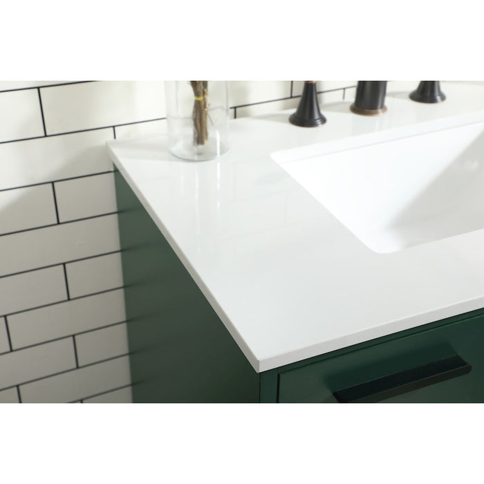 Elegant Kitchen/Bath Baldwin 30" Bathroom Vanity, Green