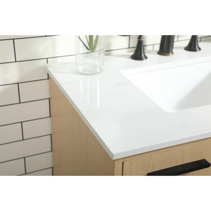 Elegant Kitchen/Bath Baldwin 30" Bathroom Vanity, Maple