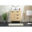 Elegant Baldwin 30" Bathroom Vanity, Maple/Backsplash
