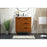 Elegant Baldwin 30" Bathroom Vanity, Teak/Backsplash