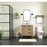 Elegant Baldwin 30" Bathroom Vanity, Walnut/Backsplash