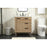 Elegant Kitchen/Bath Baldwin 30" Single Bathroom Vanity, Natural Oak