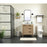 Elegant Kitchen/Bath Baldwin 30" Single Bathroom Vanity, Natural Oak