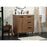 Elegant Baldwin 30" Single Vanity, Walnut Brown/Backsplash