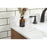 Elegant Baldwin 30" Single Vanity, Walnut Brown/Backsplash