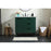 Elegant Baldwin 36" Bathroom Vanity, Green/Backsplash