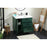 Elegant Baldwin 36" Bathroom Vanity, Green/Backsplash