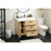 Elegant Baldwin 36" Bathroom Vanity, Maple/Backsplash