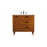 Elegant Kitchen/Bath Baldwin 36" Bathroom Vanity, Teak - VF47036MTK