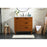 Elegant Baldwin 36" Bathroom Vanity, Teak/Backsplash