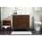 Elegant Baldwin 36" Bathroom Vanity, Walnut/Backsplash