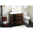 Elegant Baldwin 36" Bathroom Vanity, Walnut/Backsplash