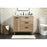 Elegant Kitchen/Bath Baldwin 36" Single Bathroom Vanity, Natural Oak