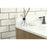 Elegant Baldwin 36" Single Vanity, Natural Oak/Backsplash