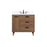 Elegant Baldwin 36" Single Vanity, Walnut Brown/Backsplash - VF47036WB-BS