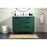 Elegant Baldwin 42" Bathroom Vanity, Green/Backsplash