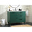 Elegant Baldwin 42" Bathroom Vanity, Green/Backsplash