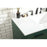 Elegant Baldwin 42" Bathroom Vanity, Green/Backsplash