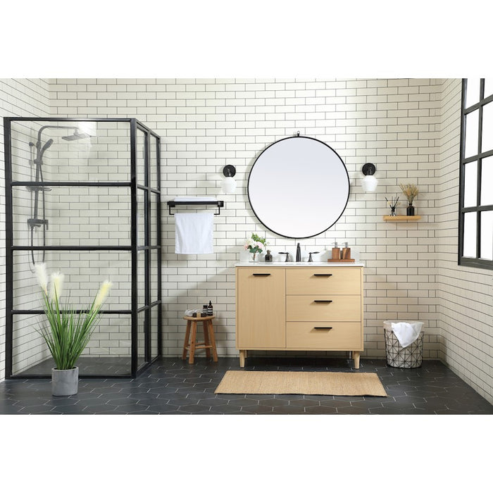 Elegant Kitchen/Bath Baldwin 42" Bathroom Vanity, Maple