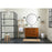 Elegant Baldwin 42" Bathroom Vanity, Maple/Backsplash