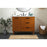 Elegant Baldwin 42" Bathroom Vanity, Teak/Backsplash