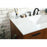 Elegant Baldwin 42" Bathroom Vanity, Teak/Backsplash