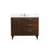 Elegant Baldwin 42" Bathroom Vanity, Walnut/Backsplash - VF47042MWT-BS