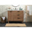 Elegant Baldwin 42" Single Bathroom Vanity, Walnut Brown