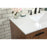 Elegant Baldwin 42" Single Bathroom Vanity, Walnut Brown