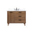 Elegant Baldwin 42" Single Vanity, Walnut Brown/Backsplash - VF47042WB-BS
