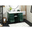 Elegant Baldwin 48" Bathroom Vanity, Green/Backsplash