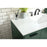 Elegant Baldwin 48" Bathroom Vanity, Green/Backsplash
