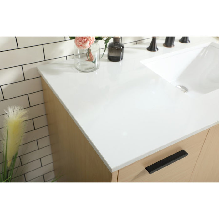 Elegant Kitchen/Bath Baldwin 48" Bathroom Vanity, Maple